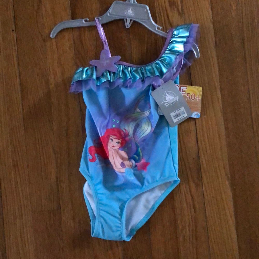 Little Mermaid Ariel swimsuit NWT size 4 - Picture 2 of 4